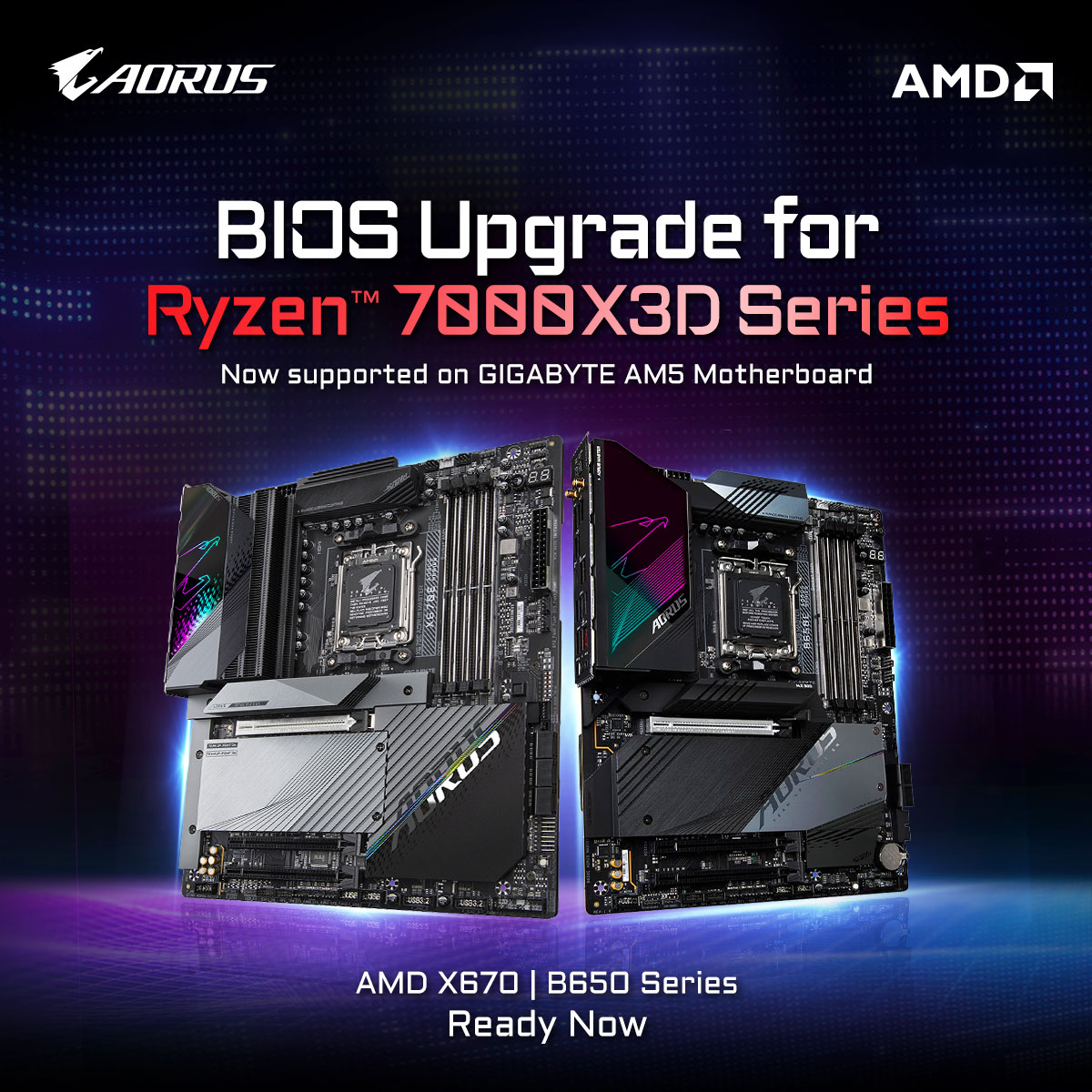 Boost Your Gaming Performance with AMD Raphael X3D Processors on GIGABYTE Motherboards